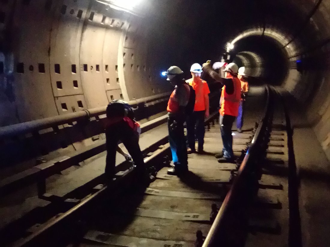 Métro de Singapour - Expertise des dégradations des voie béton en tunnel - 2017