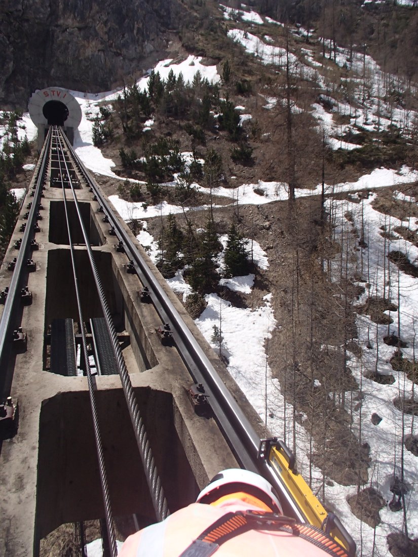 Funiculaire de Val d'Isère - Diagnostic pour la remise en état des rails et des soudures - 2016