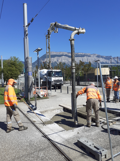 Tram de Grenoble - Sécurisation des extrémités de voie du réseau - 2019