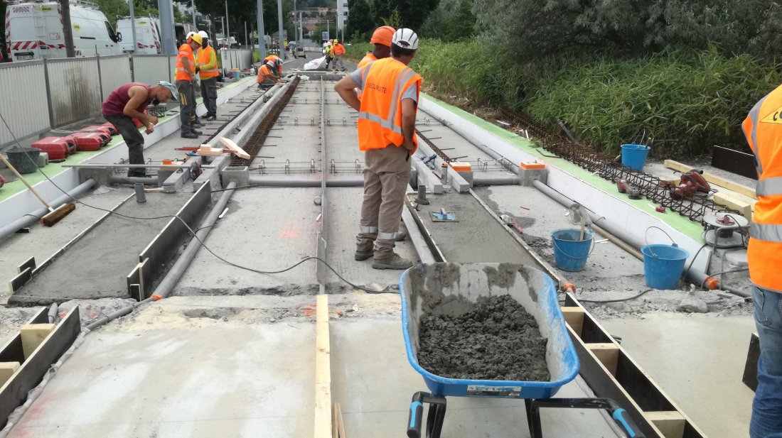 Tram pneu de Clermont - Maintenance pluriannuelle des plateformes et appareils de voie - 2016-2018