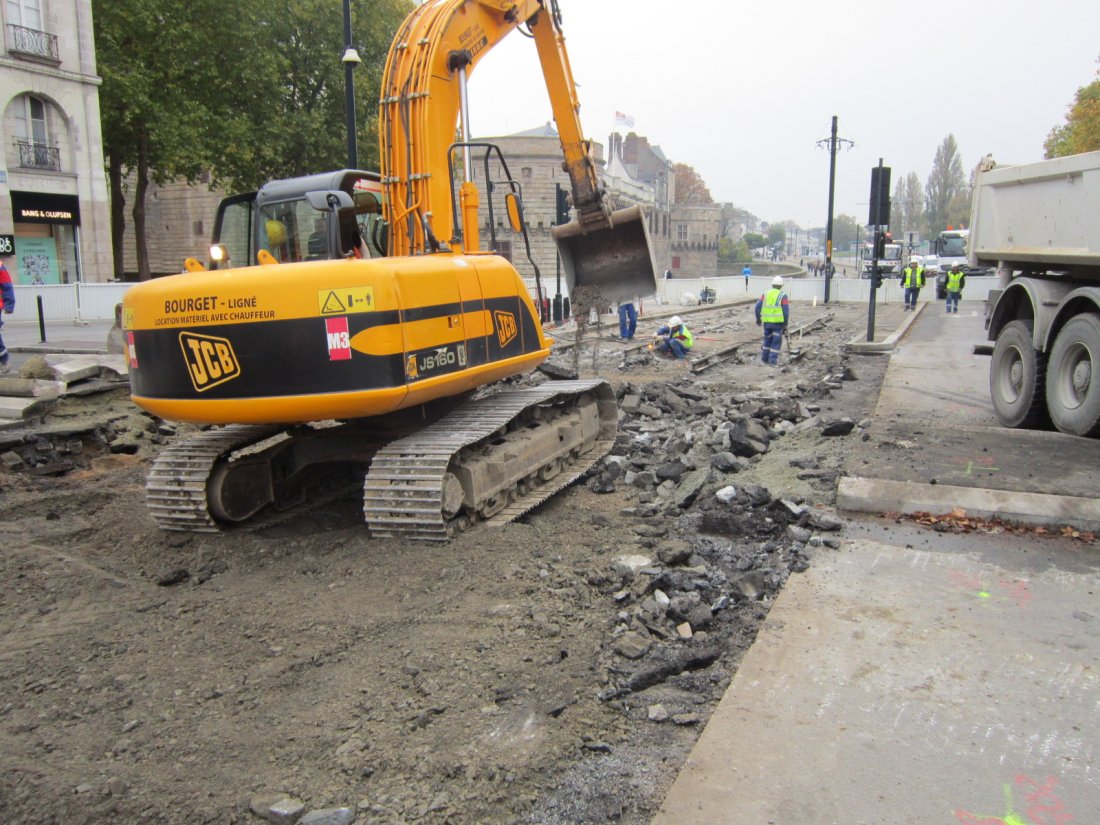 Rue de Strasbourg 2011 - Démolition de la voie Dortmünd